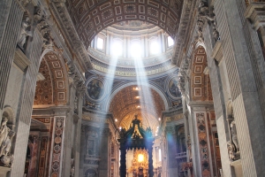 Shafts of Light Entering the Dome